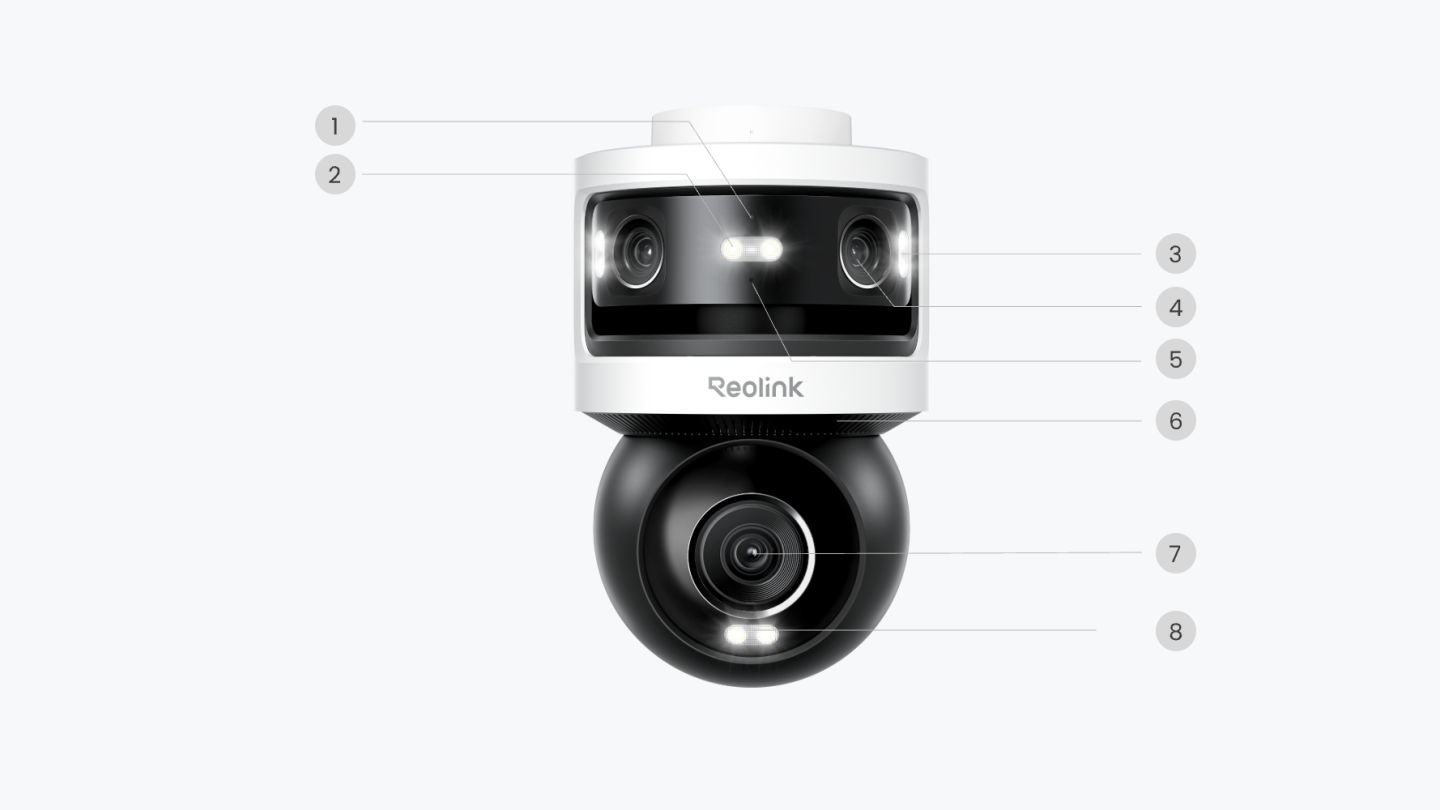 Reolink OMVI 3i PoE con triplo obiettivo panoramico e PT