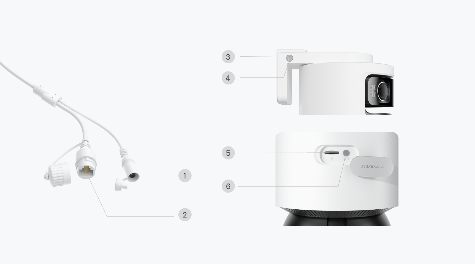 Vista della Reolink OMVI 3i PoE per installazione esterna