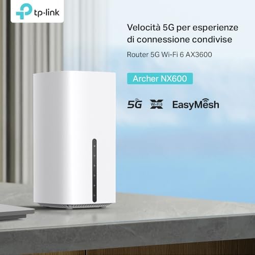 TP-Link Archer NX600 router 5G Wi-Fi 6 in ambiente domestico