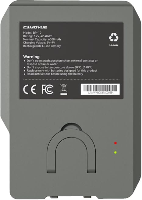 Camovue BP-10 batteria per Talon Pro