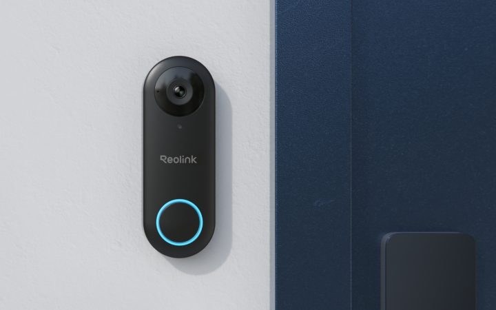 Reolink Video Doorbell WiFi nero con visuale 4:3 e chime