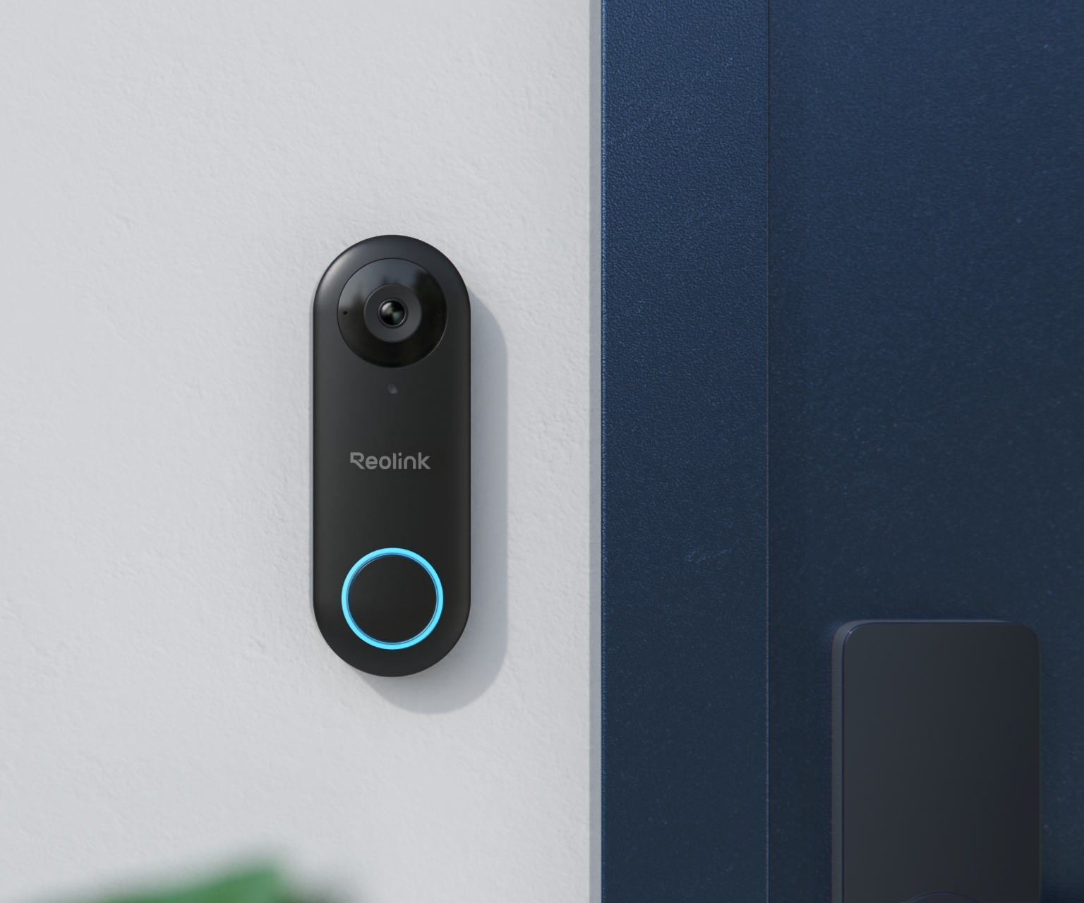 Reolink Video Doorbell WiFi nero con visuale 4:3 e chime