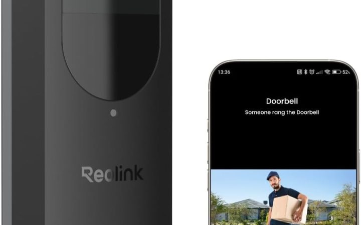 Reolink Video Doorbell Battery nera con app
