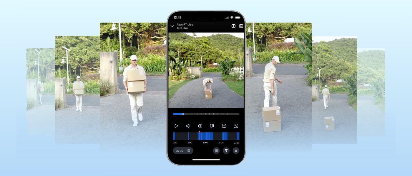 App Reolink con registrazioni della Altas PT Ultra